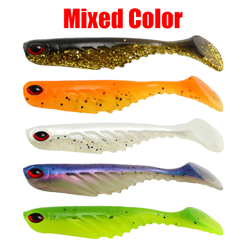 Suspending Paddle Tail Fishing Lures Soft Baits Bass Trout Fresh Water Fishing Lure