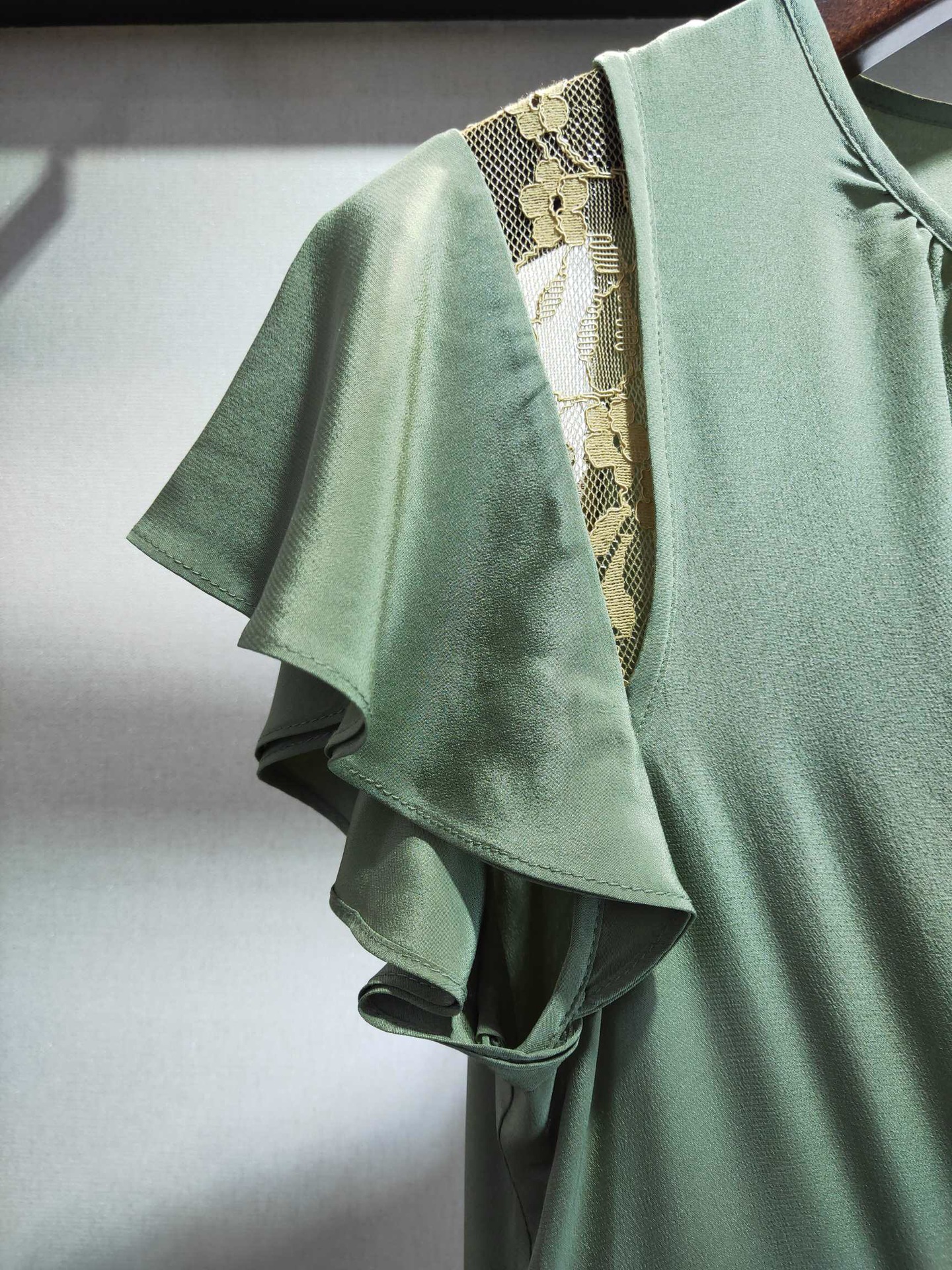 Robe femme PLUME D AILE BLEUE en De la soie - Ref 3337252 Image 3