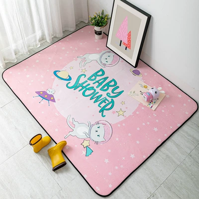 Wear-resistant Entrance Mat Living Room: Avtomobil döşəmə paspasları - space-cat-baby-70140cm