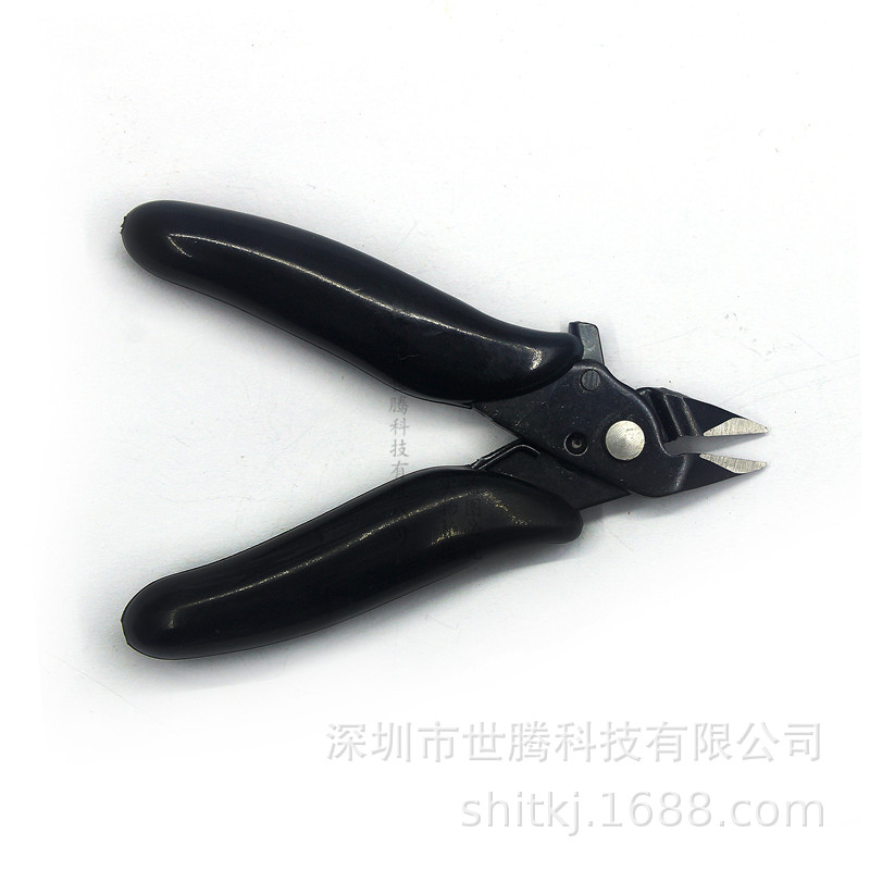 Mini alicates de corte pequeños de 3,5 pulgadas alicates diagonales de cigarrillos electrónicos con alicates de agua de bloqueo mango rojo de acero inoxidable 170