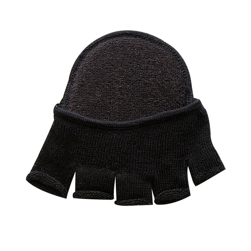 Открытый носок черного цвета