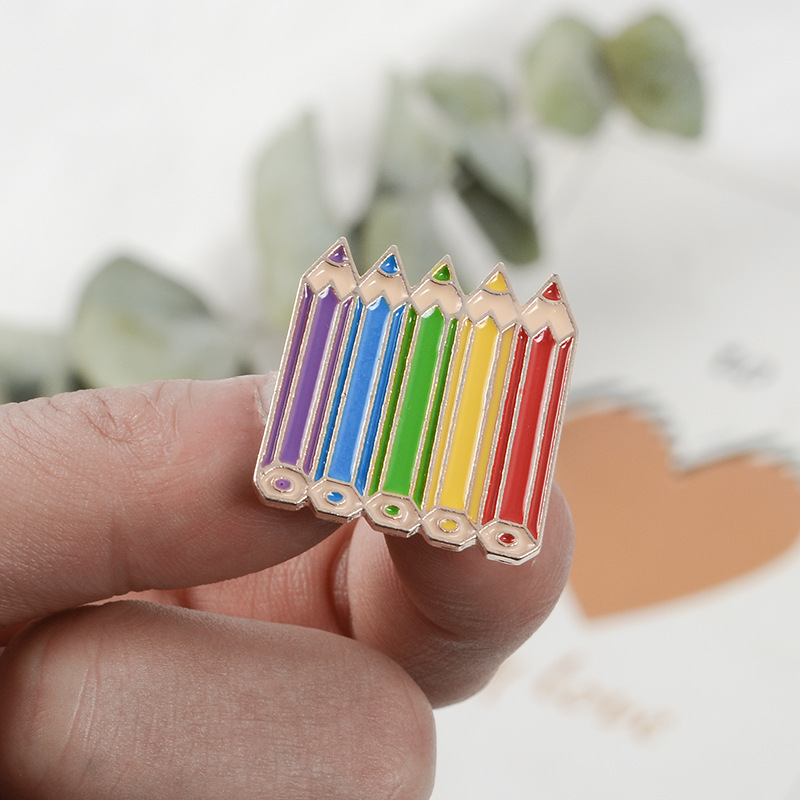 Fashion Style Fashion Pin Pencil Alloy Plating Unisex Brooches