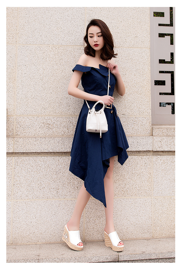 Dép cao gót nữ đế xuồng da bò mới, sandal quai ngang gót dày đi chơi — Màu camel chi tiết 15