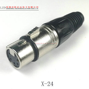 ���z�^5о ��̖�����^��ɫ 5PIN�����L���^XLR���^
