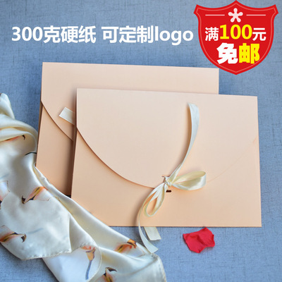 廠家現貨 可定制logo 粉黃色 方巾 圍巾 絲巾包裝盒