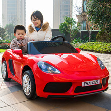 雙人座兒童電動汽車四輪遙控跑車超大號雙胞胎小孩玩具車可坐大人