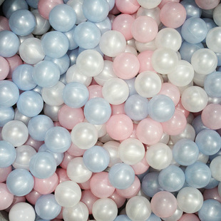 Processing custom environmental protection thick million ocean ball pool color children's playground baby toy ocean ball wholesale