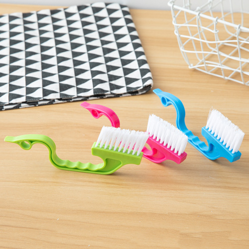 Door and window groove cleaning brush with dustpan window gap brush dust brush cleaning window groove small brush cleaning set