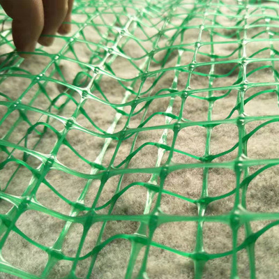 植被網+土工布 植被土工布墊抗拉強度高使用壽命長 三維植被網墊