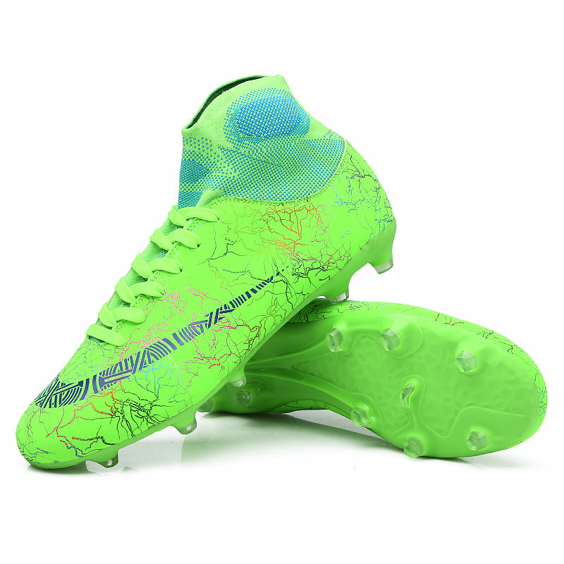 Scarpe da calcio per il commercio estero, da uomo, con suola piatta, unghie rotte, unghie lunghe, erba sintetica, studenti, allenamento, pallone da calcio in pelle per giovani_voghion.com