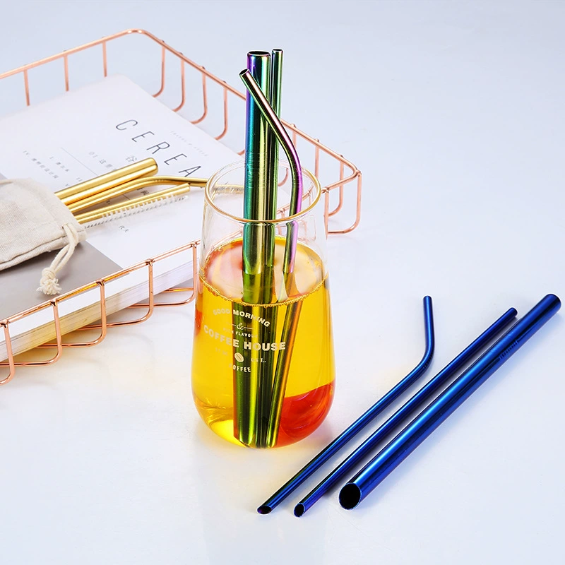 Creative straw stainless steel, set