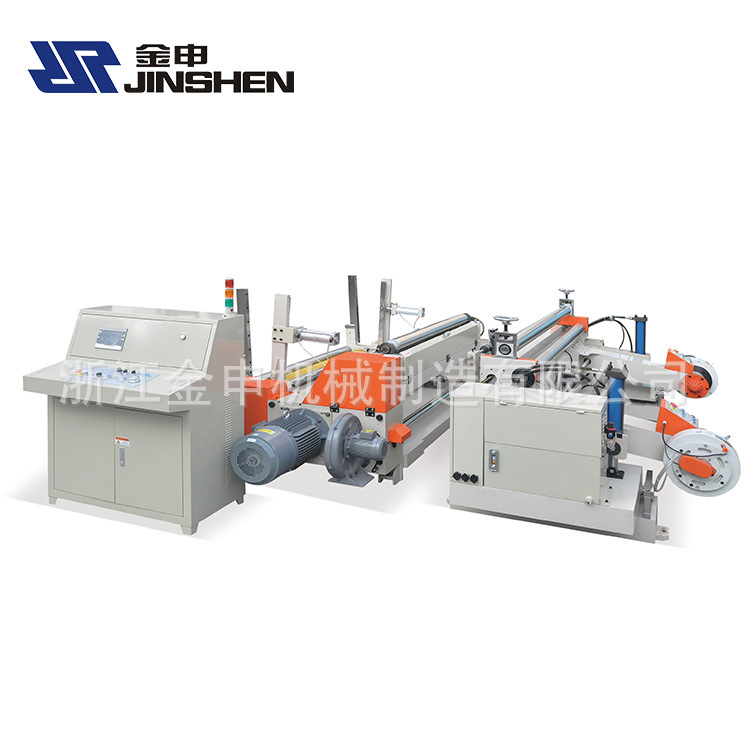 全自动数控分切复卷机 工业大纸卷分条机 自动纠偏 JS-SR1600