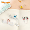 originality magnet Headset type Winder Cartoon data line Retainer headset Winder desktop Cable Manager