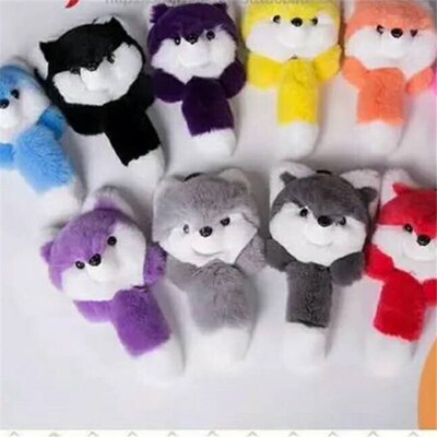 source Place of Origin wholesale Rabbit's hair Little Foxes Pendant Rabbit hair make toy Ali Doll Bag Pendants