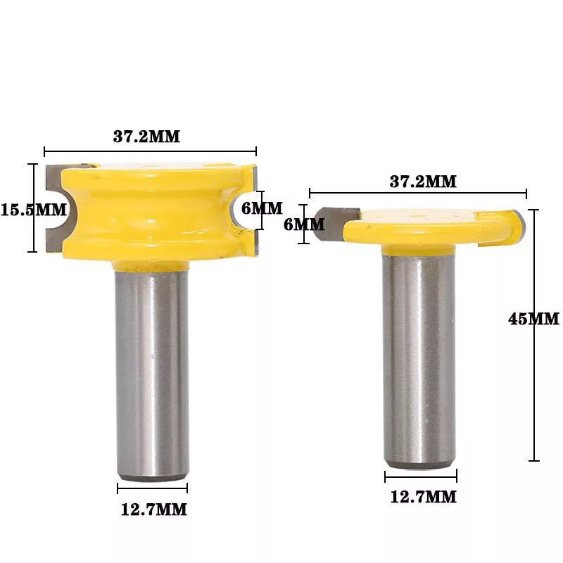 2 piezas de arco T-tipo Tenon cuchillo de piso cuchillo de empalme cuchillo carpintería fresadora máquina de corte máquina de grabado fresadora cortador