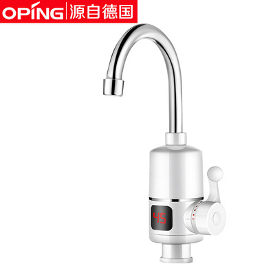 Factory Outlet oping European goods household Tankless Electric faucet kitchen Hot and cold water tap digital display