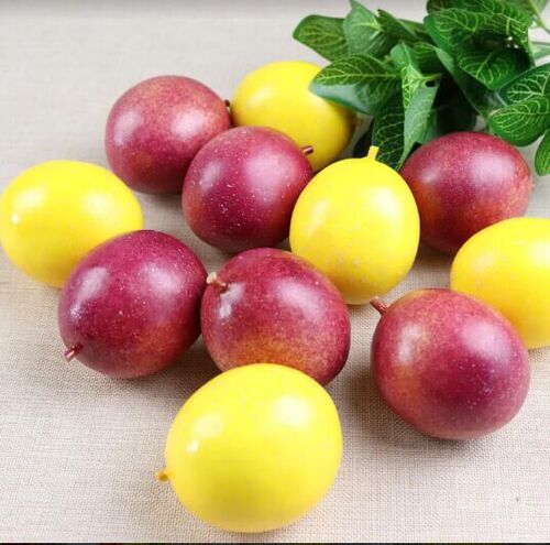 Simulated Passion Fruit Model Eggplant Fruit School Textbook Student Portrait Fake Passion Fruit Manufacturer