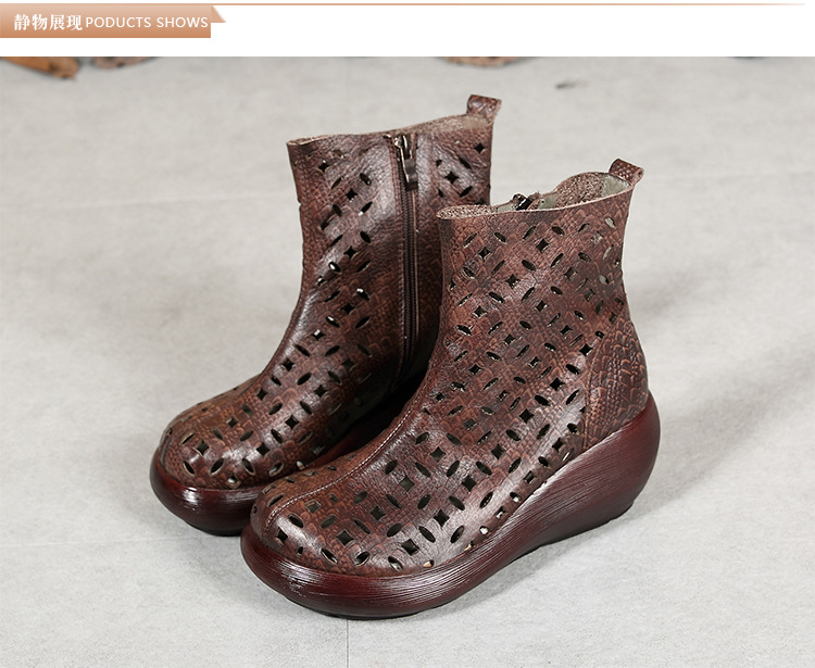 Bottes femme RUOLAN en En cuir - Ref 3355136 Image 29