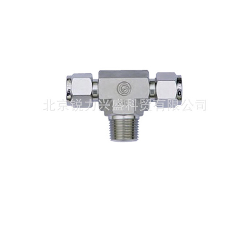 捷锐卡套接头 外螺纹支三通SS-MBT-TF8M-NT2 捷锐8mm转1/8"NPT