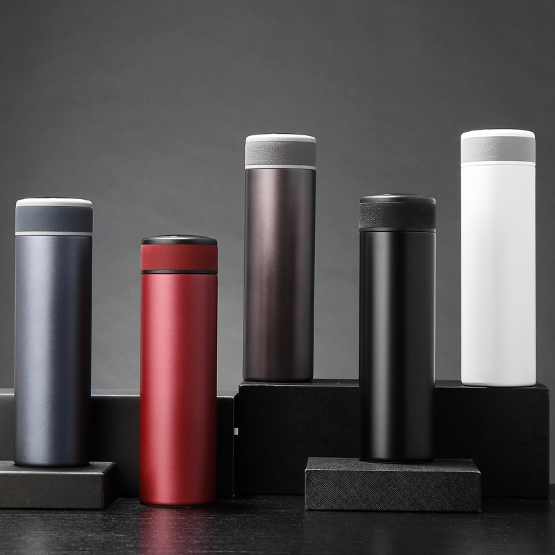 希哈智能保温杯男士女316不锈钢茶水分离泡茶杯定制水logo|ru