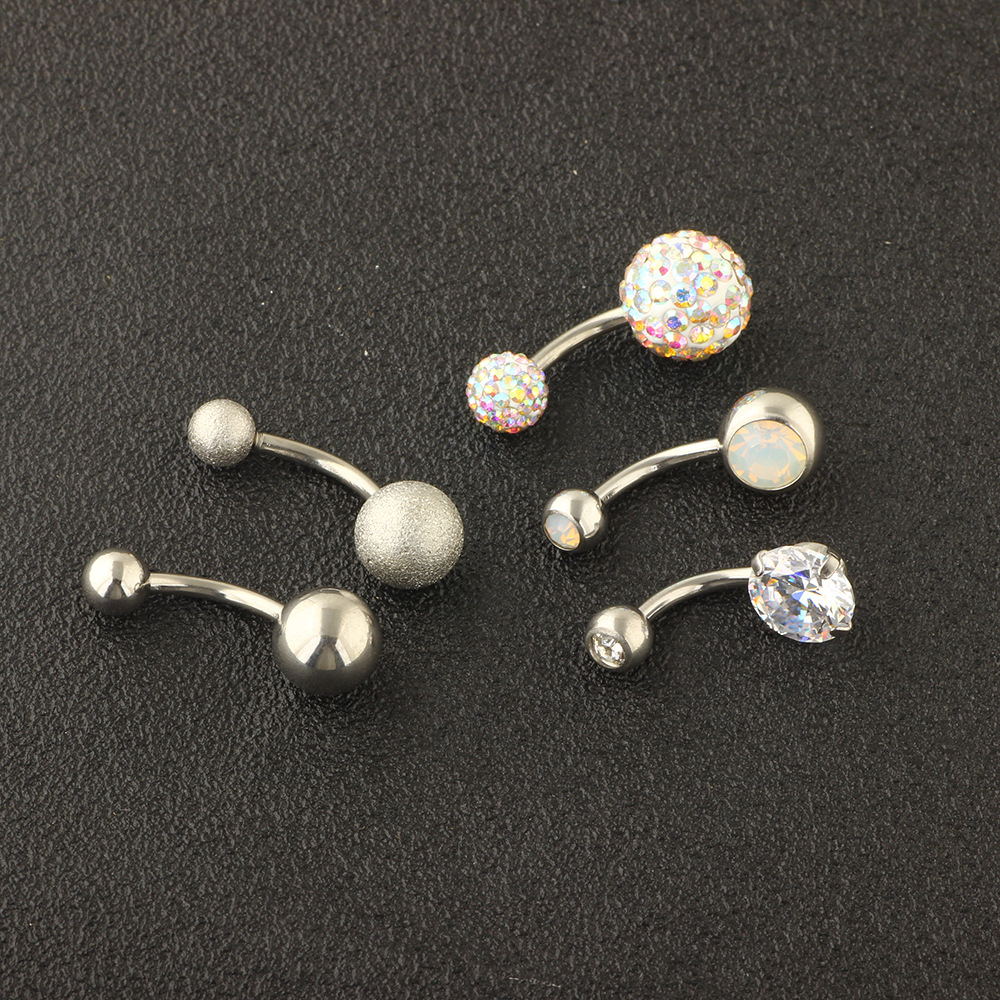 Pointed titanium steel lip stud product view