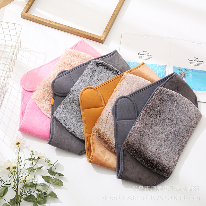 Venta al por mayor nuevo conejo traje de terciopelo piel de conejo de carga cinturón caliente multiusos cintura cinturón Palacio cinturón rodilla pad