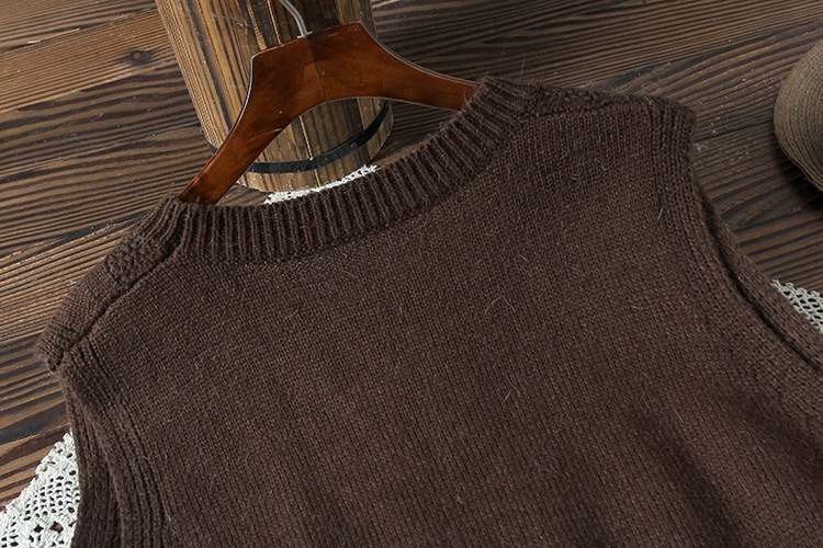 Gilet femme en Mélange de poils de lapin - Ref 3317343 Image 15