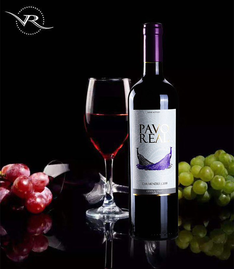 智利原装原瓶进口红酒 佳美娜半干红葡萄酒 红酒整箱批发代理750ml详情6