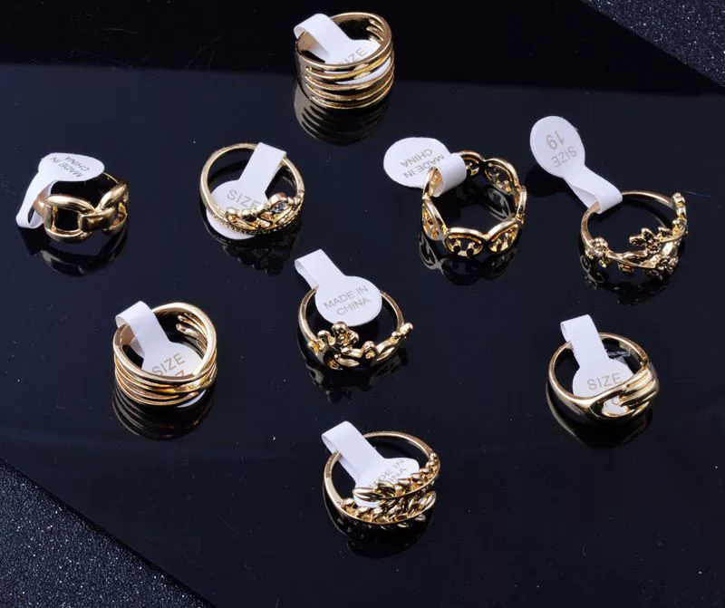 Fashionable ring, accessory, jewelry, simple and elegant design, micro incrustation