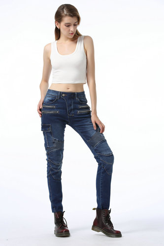 Manufacturer Direct Sales LOONG BIKER Motorcycle Riding Pants Jeans for Women Four-Season Off-Road Motorbike Pants Anti-Fall Pants