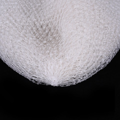 Factory direct sales of transparent fishing line net head, hand-woven big fish white net bag, nylon fish net bag fishing net