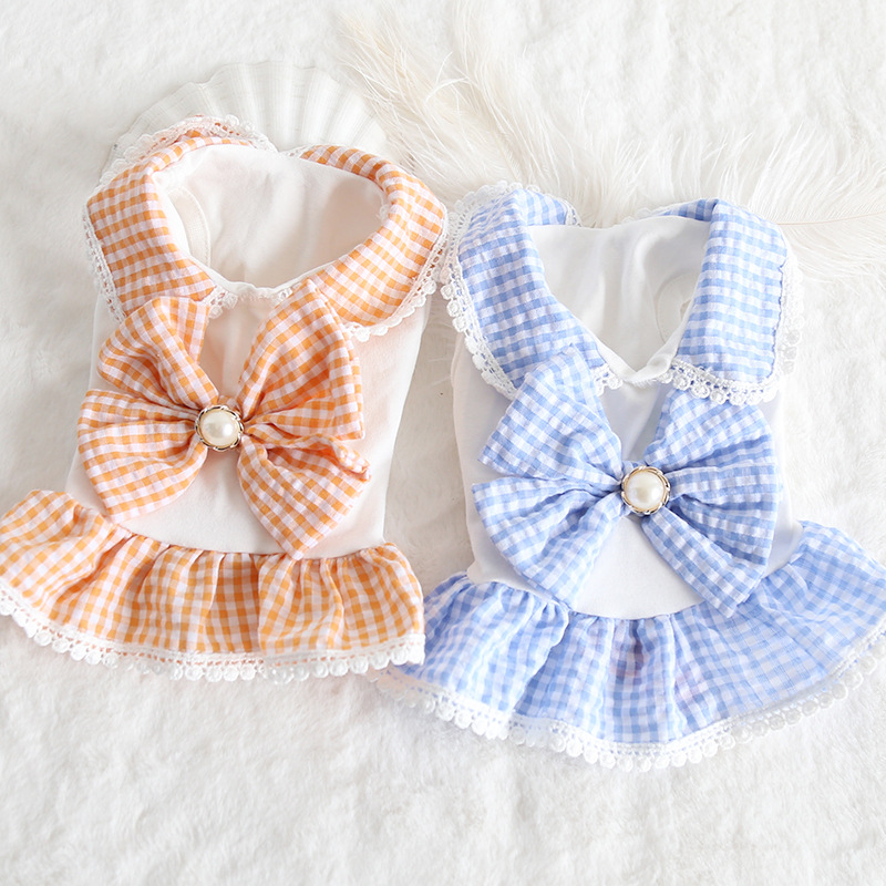 娃娃领大蝴蝶结裙