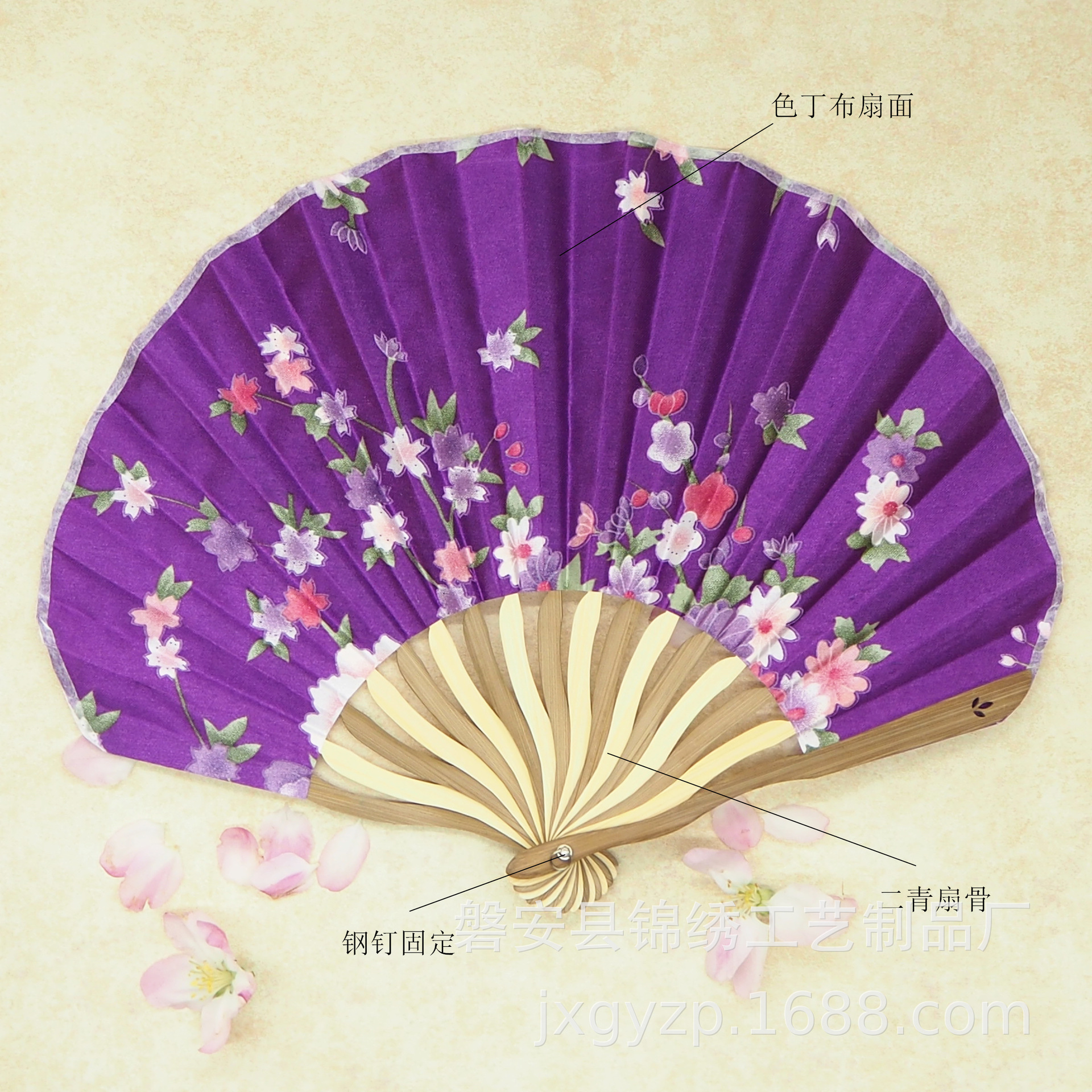 竹扇 折叠扇子批发 龙骨刀扇 日式和风扇子 竹子女扇 景区热卖