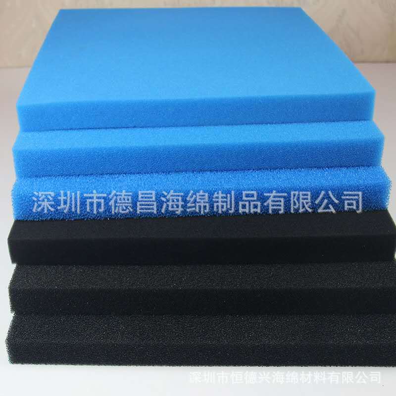 厂家批发活性炭过滤海绵 空气过滤海绵 高密度PU海绵 PU过滤棉
