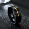 Ring, 8mm, Tungsten steel, European style, wholesale