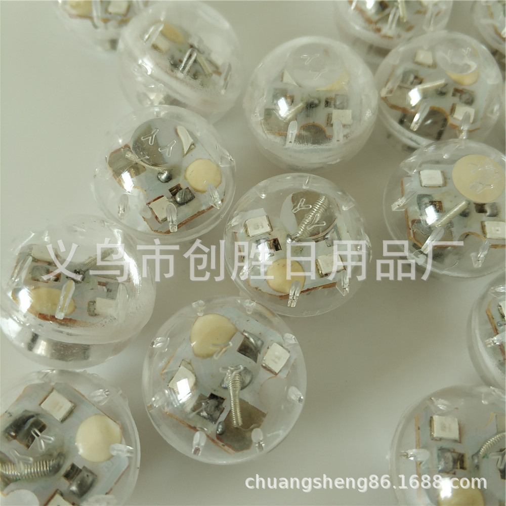 LED电子震动感应圆形闪光球 红蓝光震动发光电子灯红蓝闪光圆球灯-阿里巴巴