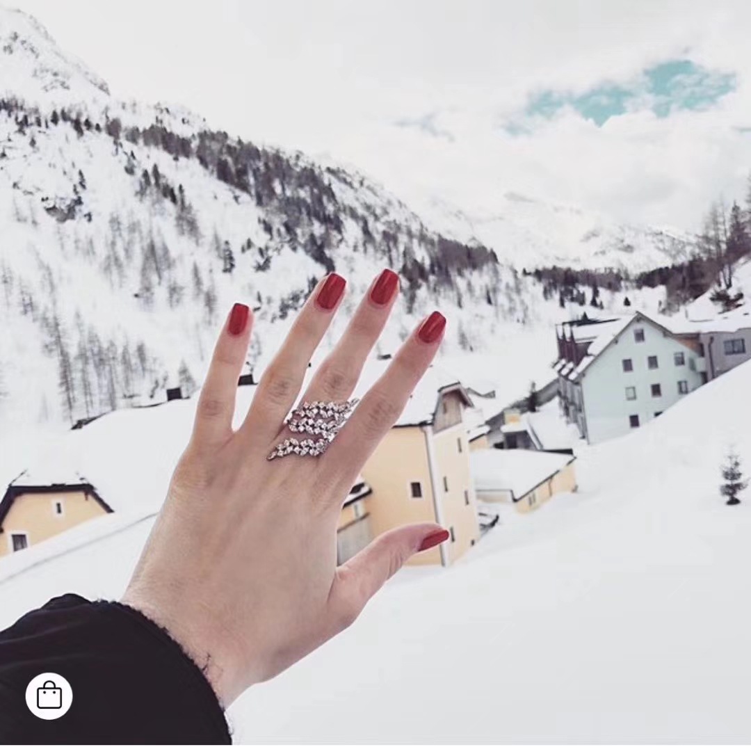Copper Material Insect Pattern Fashion Simple Alloy Ring