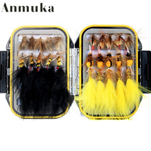 ANMUKA 28款装仿生飞蝇钩 路亚渔具假饵套装 小盒飞蝇钩A套装