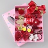 Children's hairgrip, hair accessory, fuchsia cute set, hairpins, 2022, Korean style