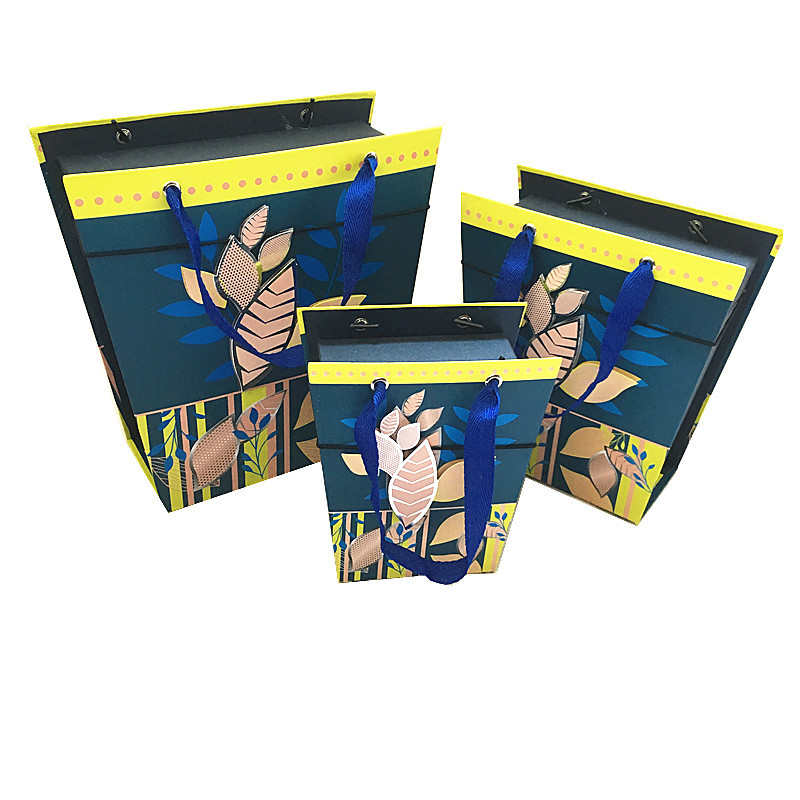 CF-077梯形手提盒三件套（蓝）