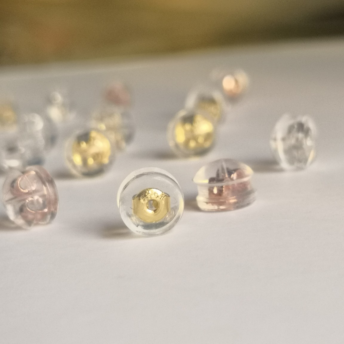 High -quality highly transparent silicone ear blocked copper plated…