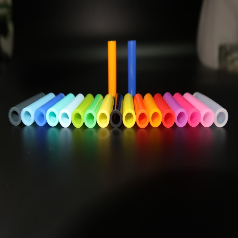 彩色硅胶吸管  矽胶管 水壶硅胶吸管 不锈钢硅胶吸管套管