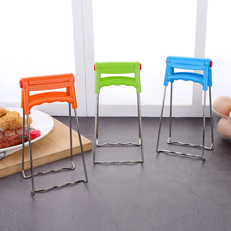 Stainless steel originality Kitchen Home Furnishing multi-function Chuck Anti scald Grip non-slip Take the disc