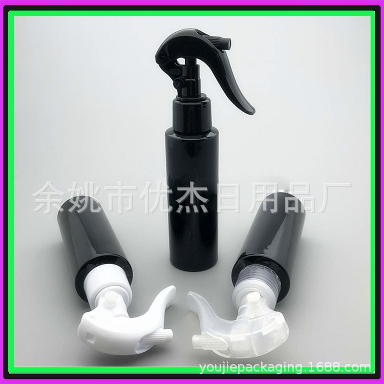 100ml黑色喷雾瓶小老鼠喷瓶花卉喷壶100ml喷雾瓶清洁液喷瓶