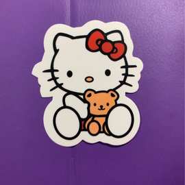 pvc单张透明底贴纸汽车贴纸行李箱贴纸滑板车贴纸自行车贴