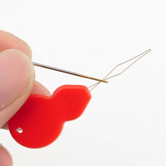 Copper Wire Looming Needle Threader, Gourd Needle Threader, Plastic Needle Threader, Looming Needle Threader, Practical