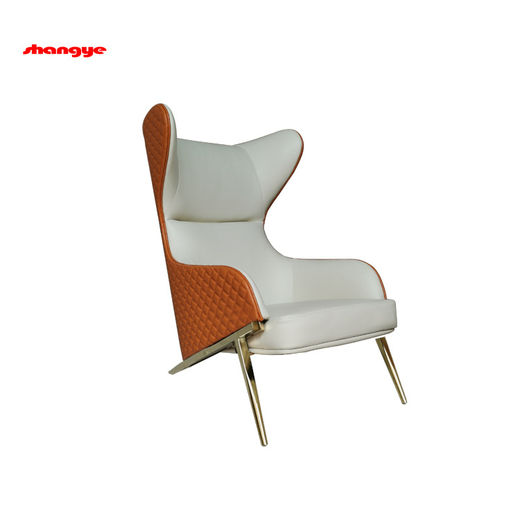 厂家直营北欧单人沙发椅后现代轻奢沙发客厅单人老虎椅