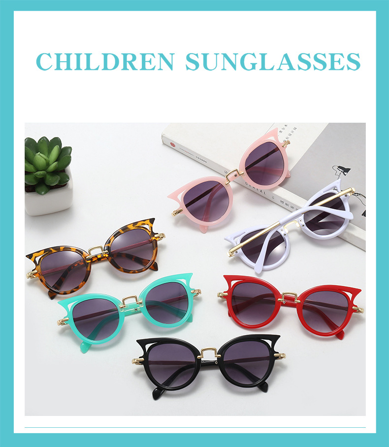 Retro Solid Color Resin Round Frame Full Frame Kids Sunglasses display picture 1