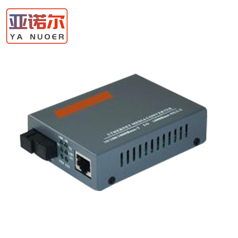 Singlemode Gigabit fiber transceiver External power supply SC Media converter
