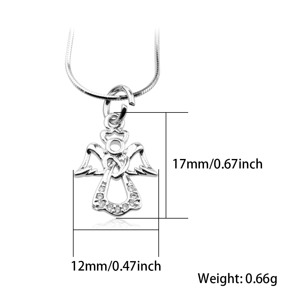 Zircon Inlay Material Copper Zircon Angel